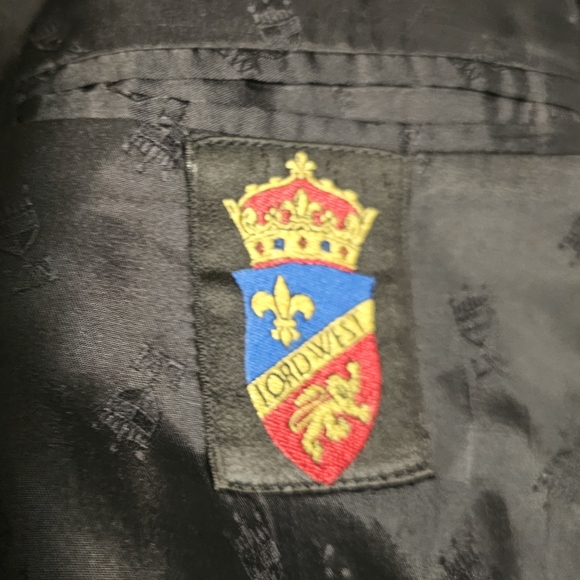 Lord West NY Black Double Breasted Tuxedo Ensemble Size 44L Made In The USA - Picture 14 of 16